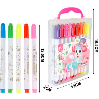 Marcadores 18 colores 