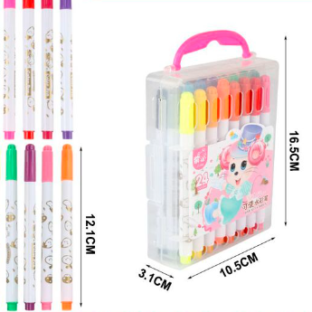 Marcadores 24 colores 