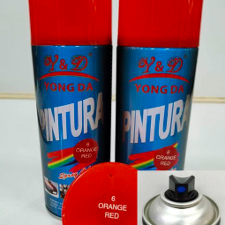 Pintura spray NARANJA ROJO 